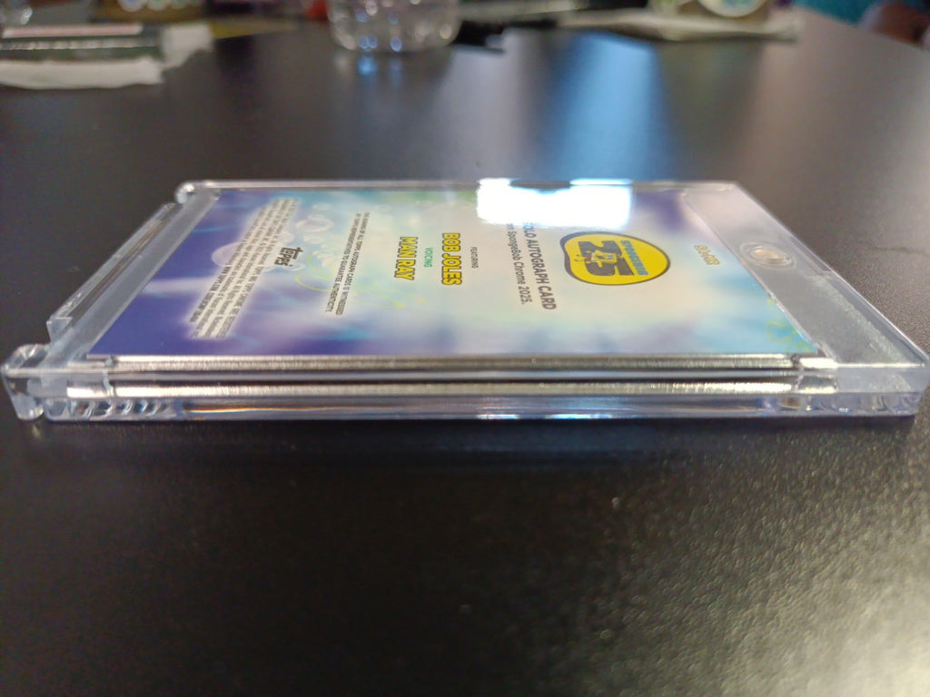 SpongeBob Autograph Man Ray Bob Joles Topps Chrome 2025 Refractor Card