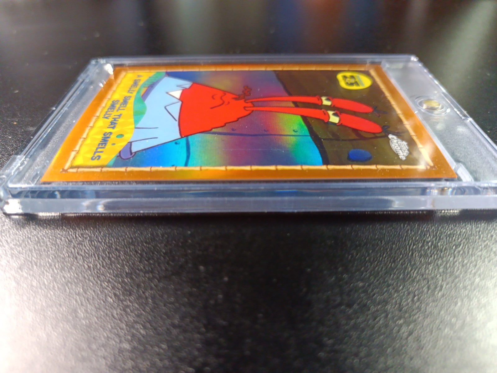 SpongeBob # /25 Mr. Krabs A Smelly Smell Orange Refractor Card Topps Case Hit