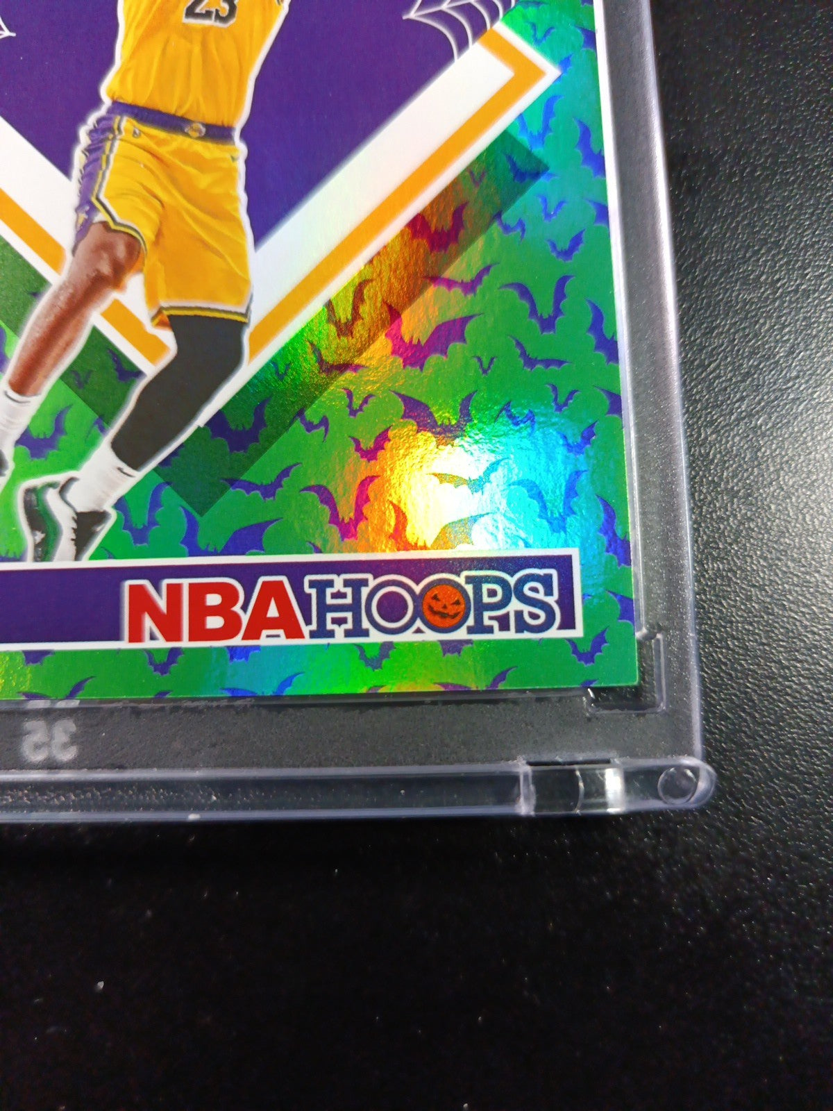 /399 LeBron James Green Bat Holo Haunted Hoops 2024-25 Basketball Card Lakers