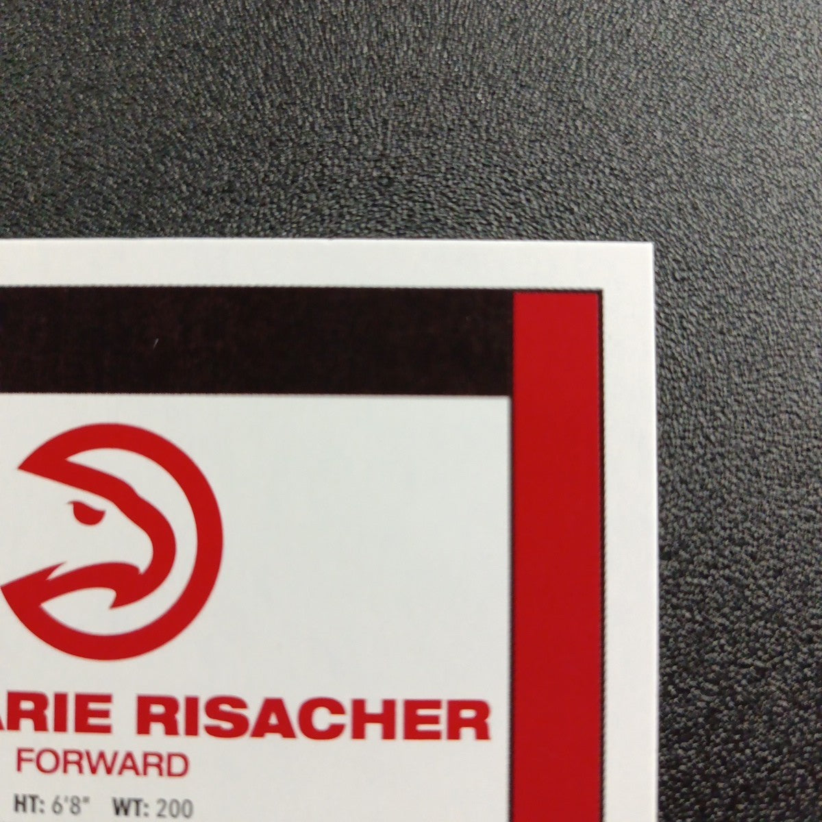 2025-26 Topps Basketball Card Zaccharie Risacher Silver Foil 45th Anniversary