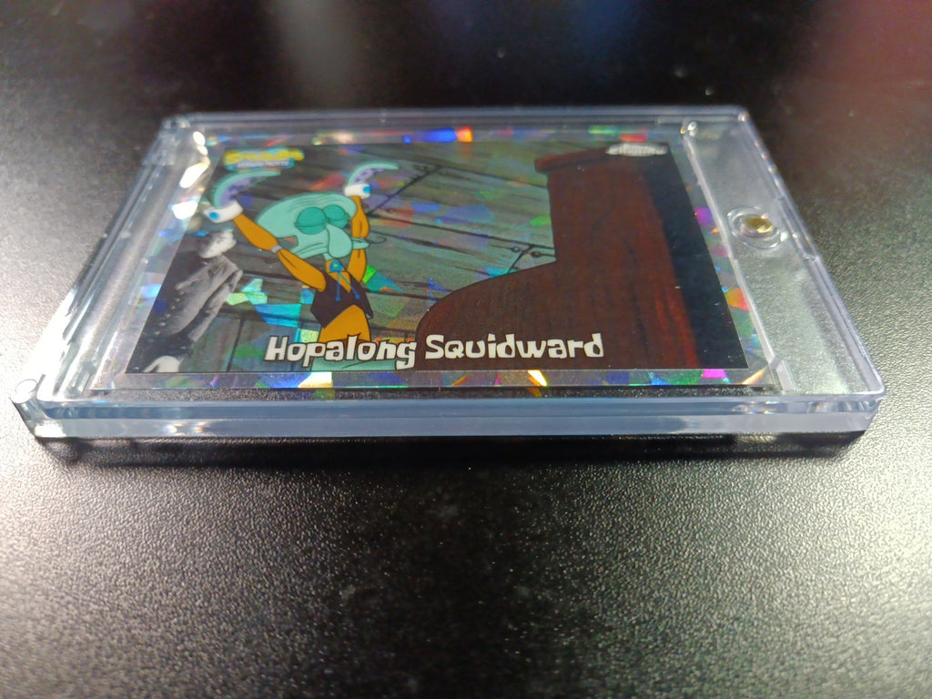 SpongeBob /25 Night Shift Manager Hopalong Squidward Cracked Ice Variant Card