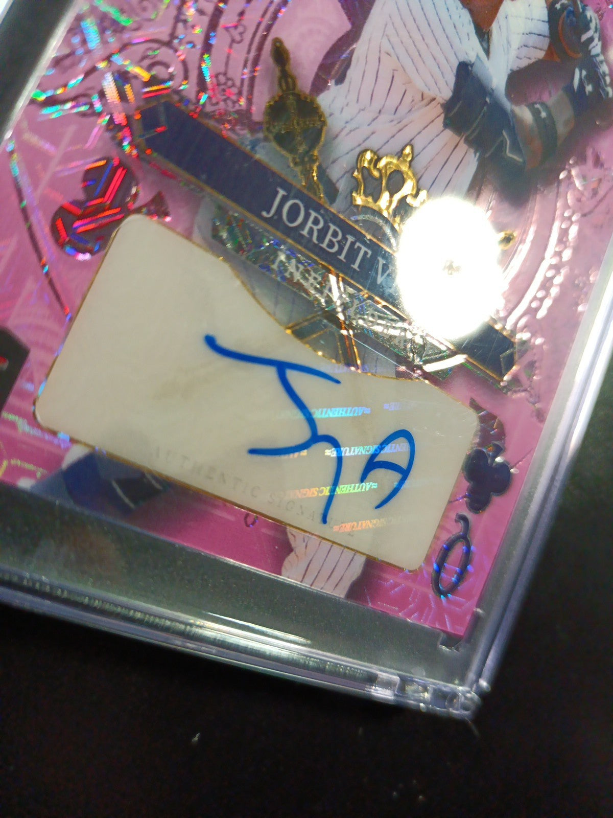 Jorbit Vivas #1/1 Superfractor Autograph Rare Rookie MLB Baseball Card Prizm