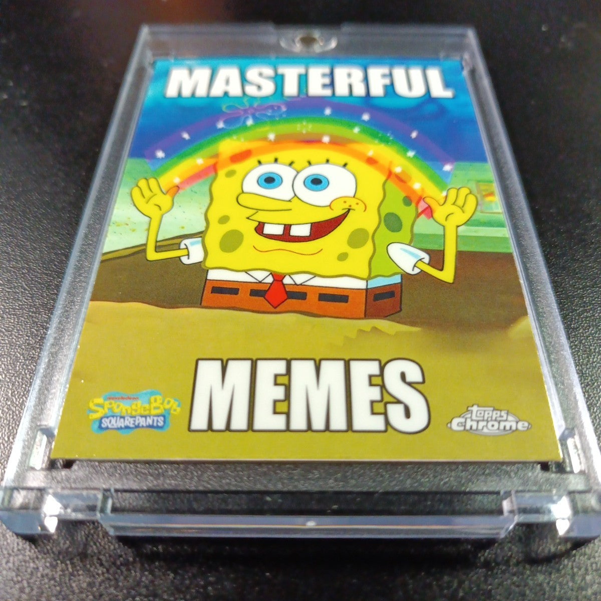 SpongeBob Masterful Memes Imaginaaation pongeBob Card Topps Case Hit MM-4