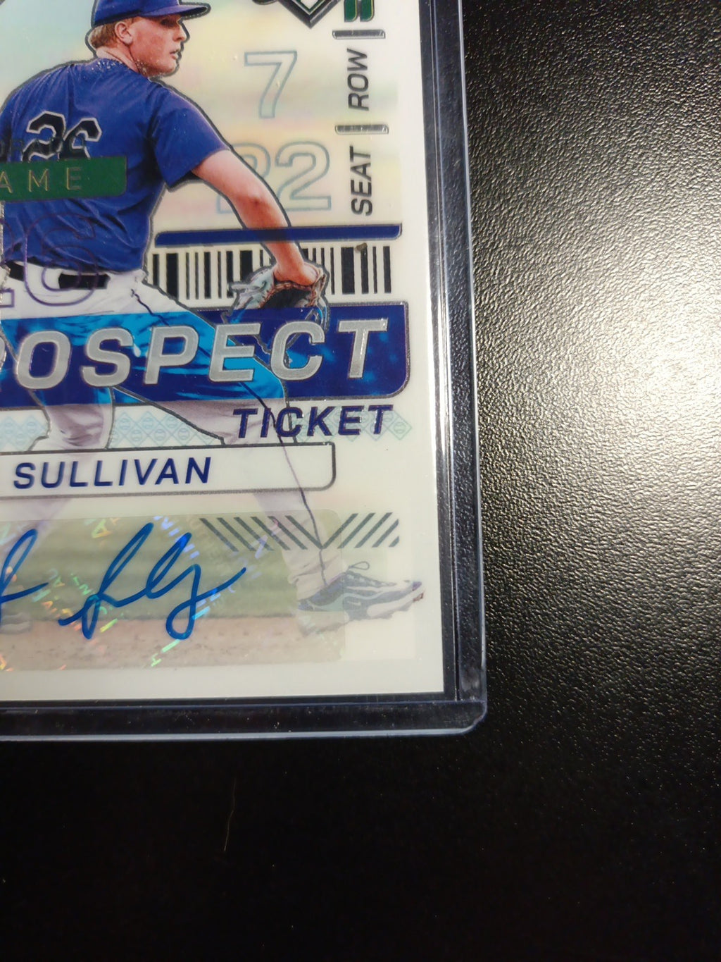Autograph Sean Sullivan Colorado Rockies Rookie Baseball Card Panini