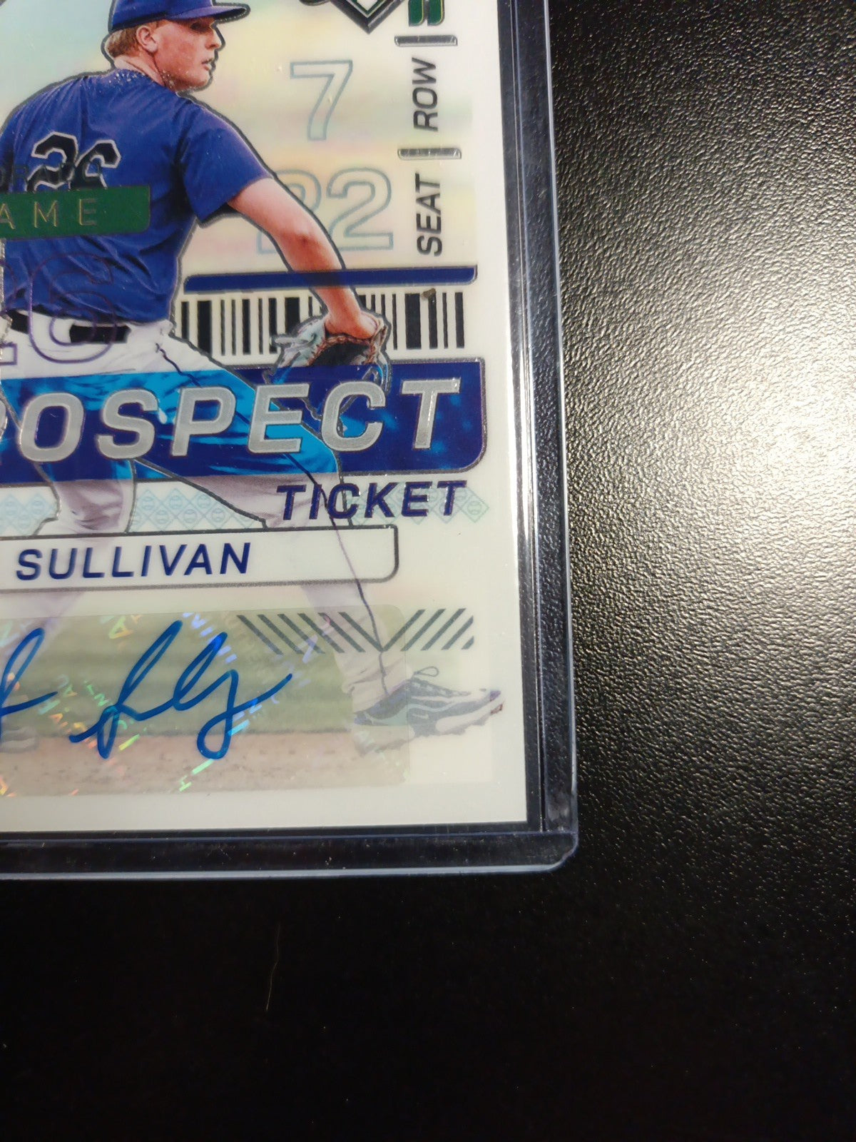 Autograph Sean Sullivan Colorado Rockies Rookie Baseball Card Panini