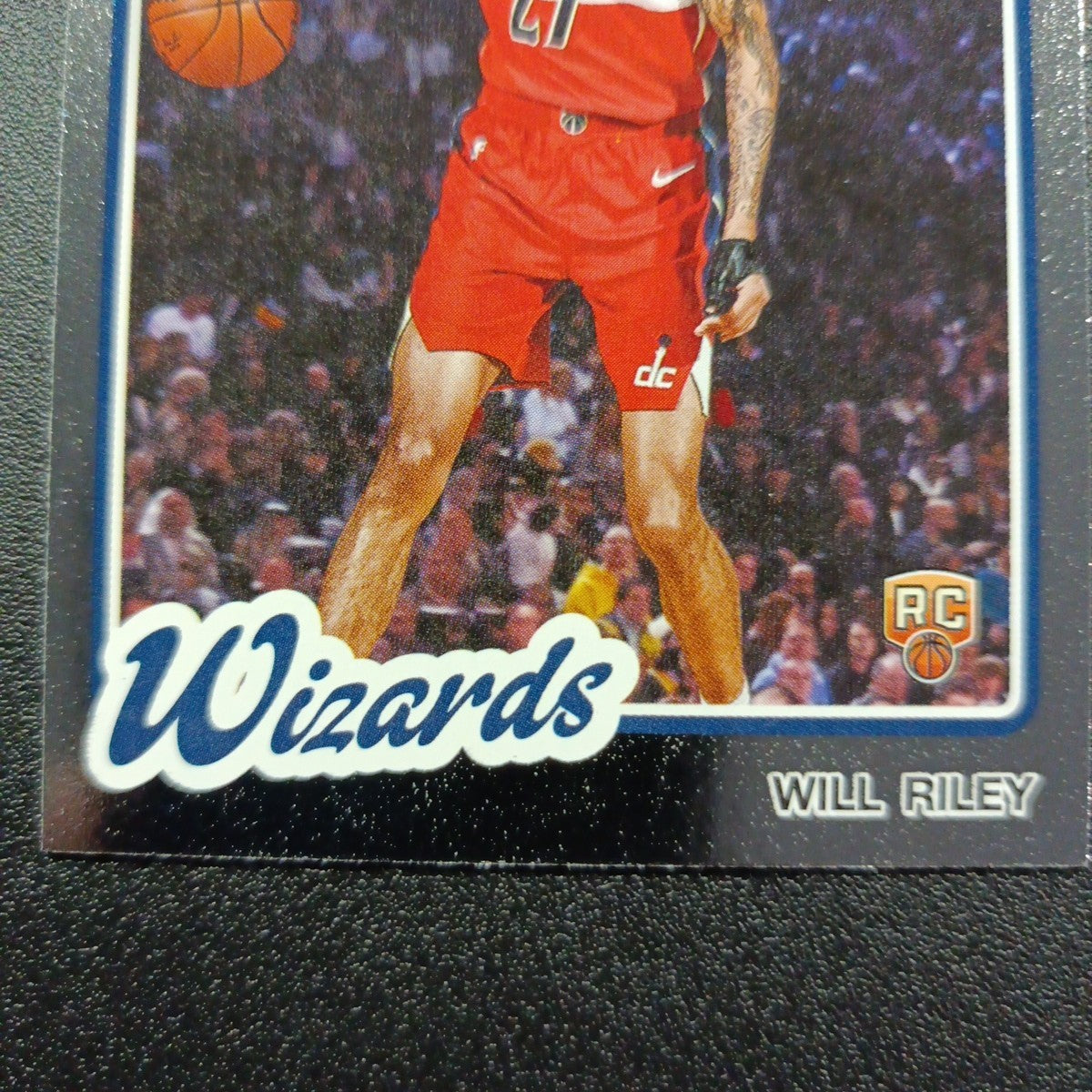 2025-26 Topps Basketball Card Will Riley Silver Foil 45th Anniversary