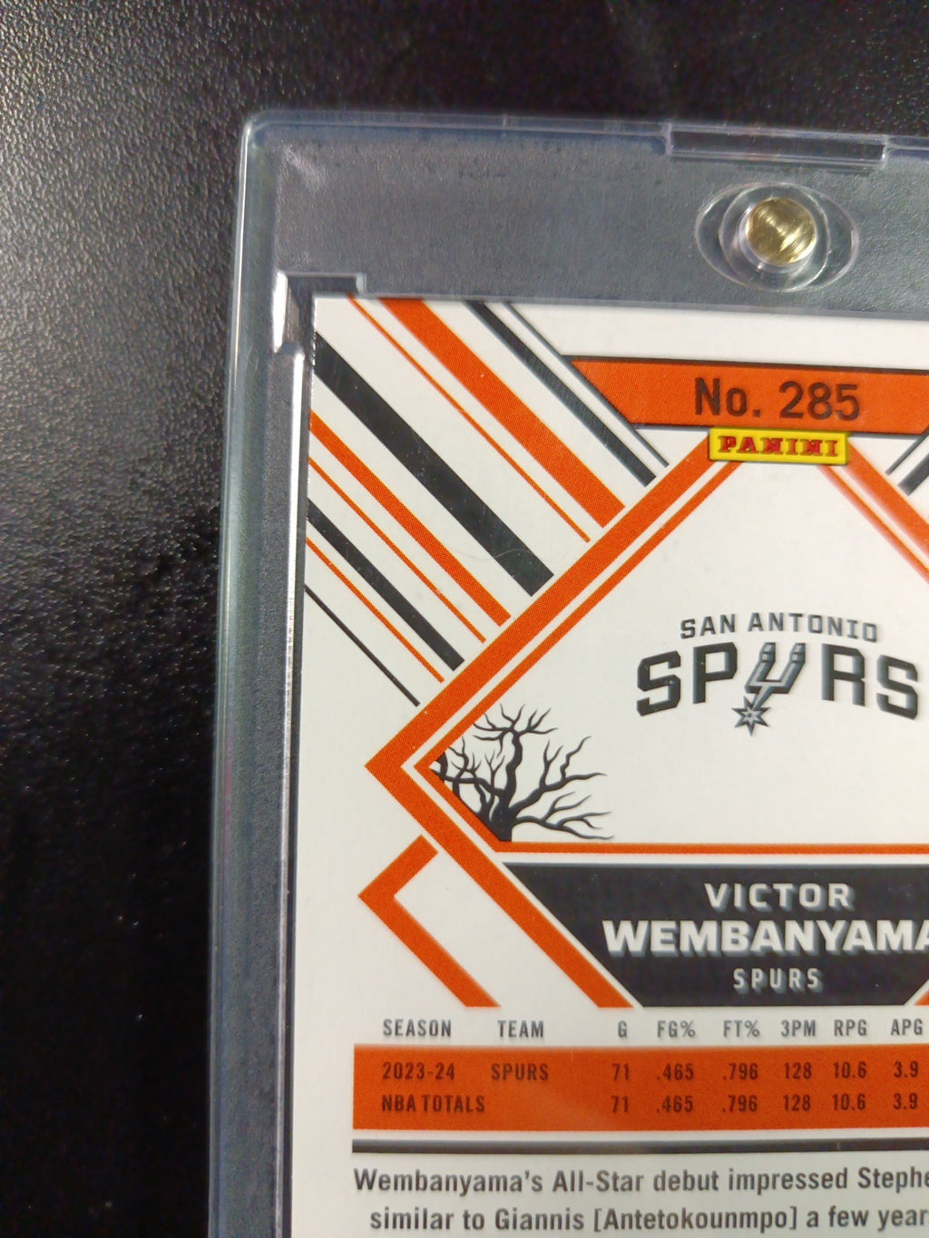 Spider Web Holo Wembanyama NBA Haunted Hoops 2024-25 Basketball Card Spurs Prizm