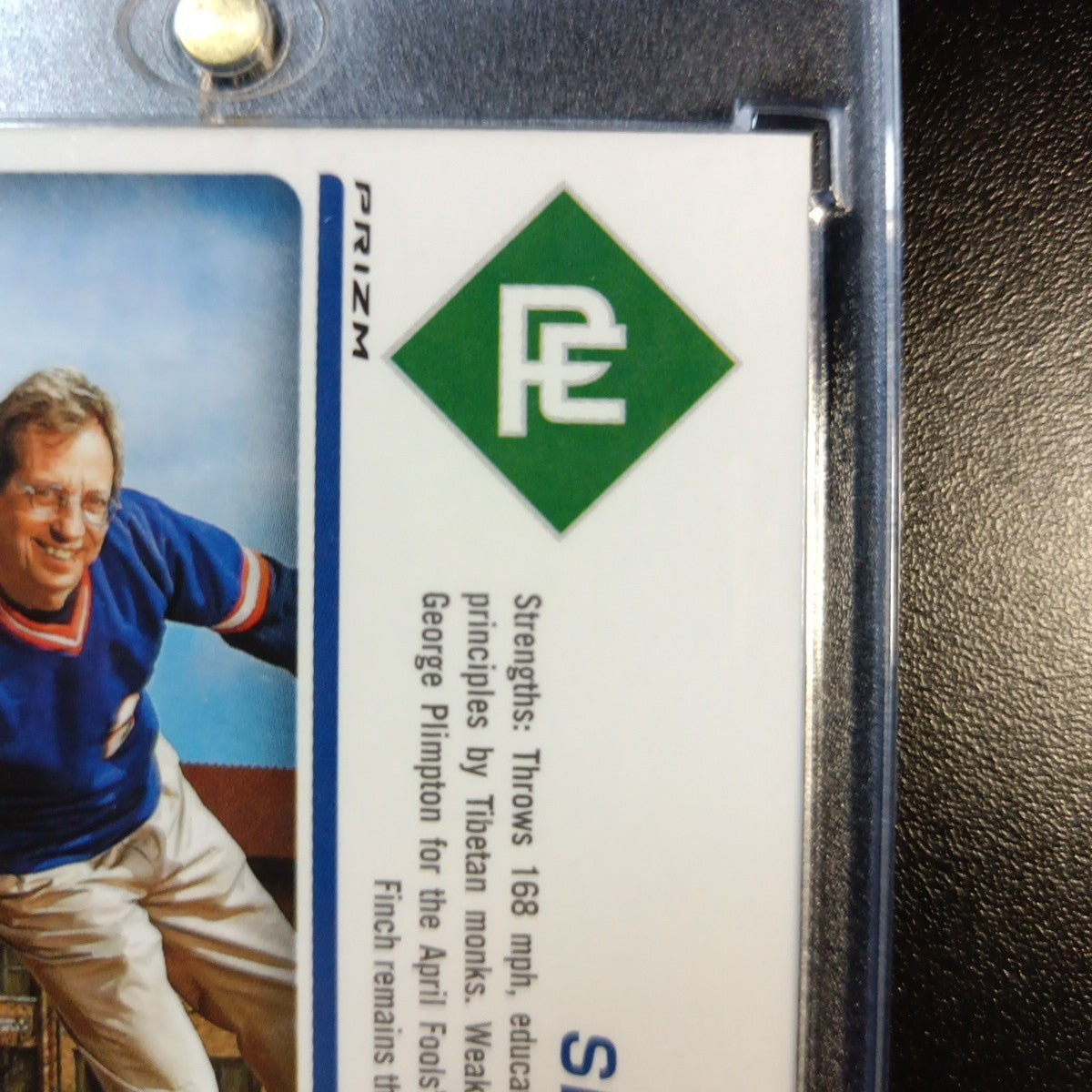 Sidd Finch # /49 Prospect Autograph Prizm Rare Sports Illustrated Baseball Card 