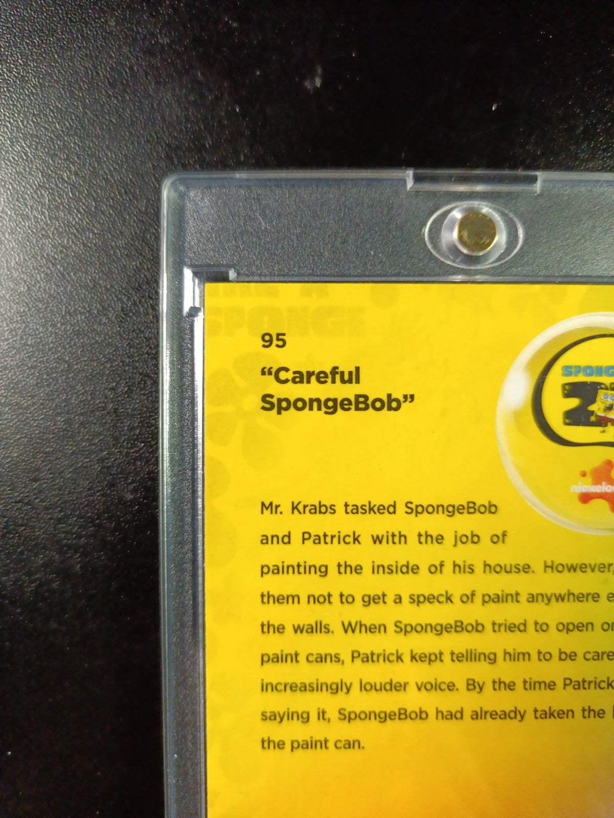 SpongeBob # 20/175 Silver Wave Refractor Patrick Careful SpongeBob Card /175