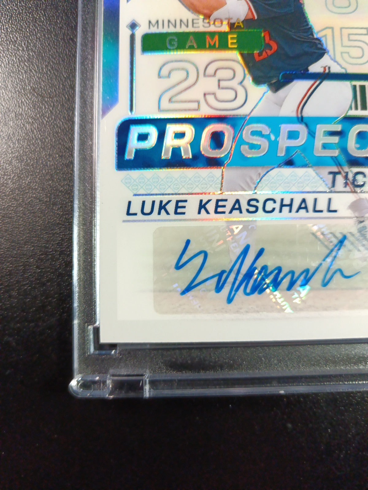 Twins Rookie Autograph Luke Keaschall Prospect Rare Baseball Card 