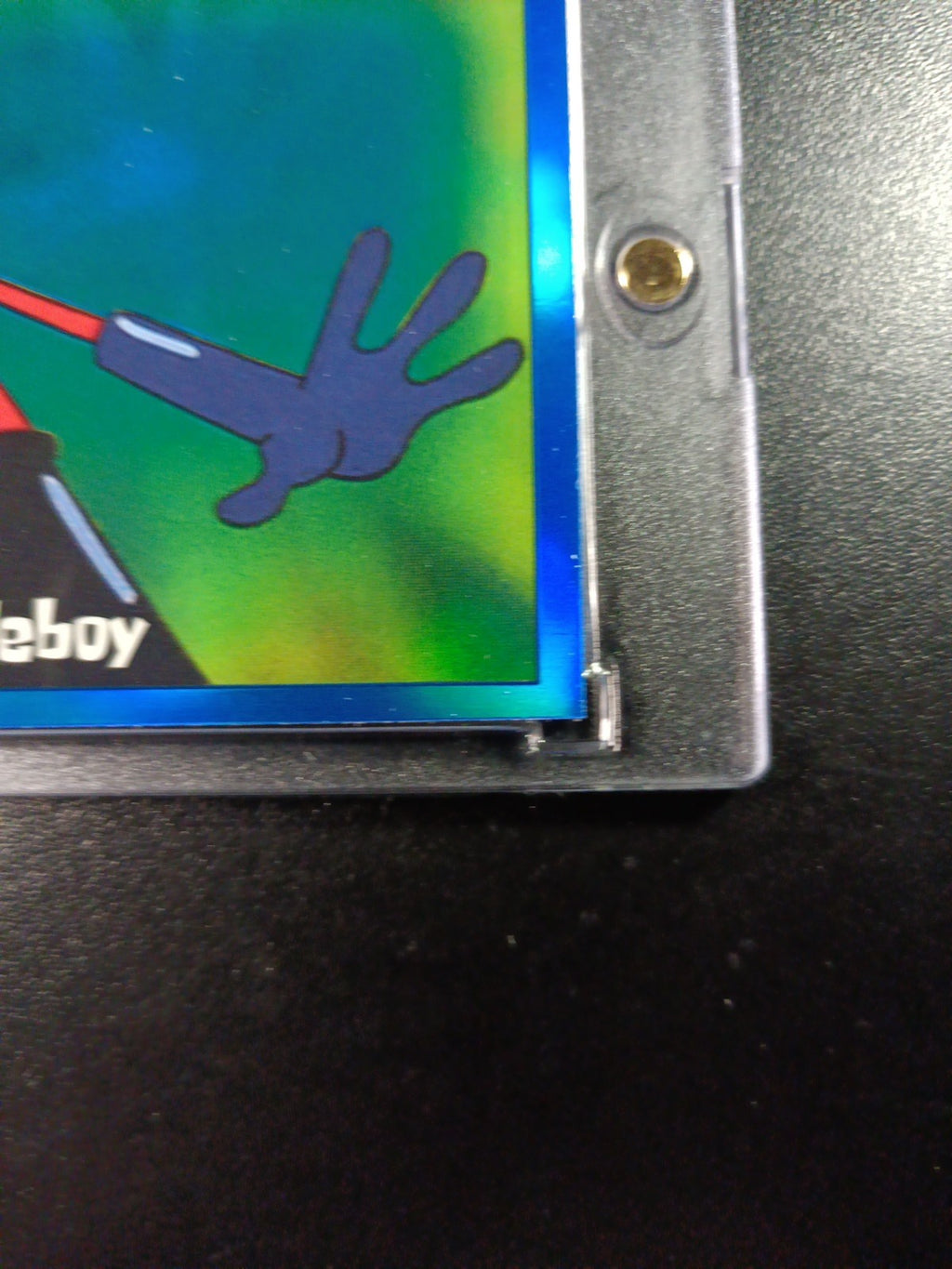 SpongeBob 130/150 Barnacleboy Mermaid Man Blue Refractor Card Topps Chrome /150