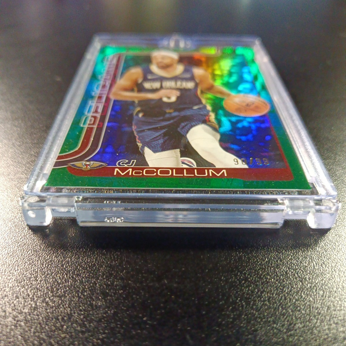 /99 Aj McCollum Season Tip Off Green Logofractor Card 2025-26 Topps Basketball