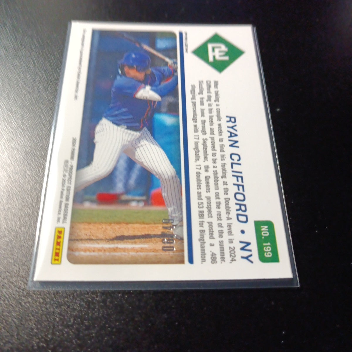 # /49 Prizm Autograph Ryan Clifford Panini Prospect Rookie Baseball Card 2024