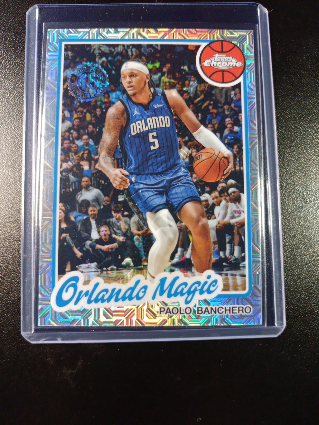 Mojo Refractor Paolo Banchero 45th Anniversary Card 25-26 Topps Basketball NBA