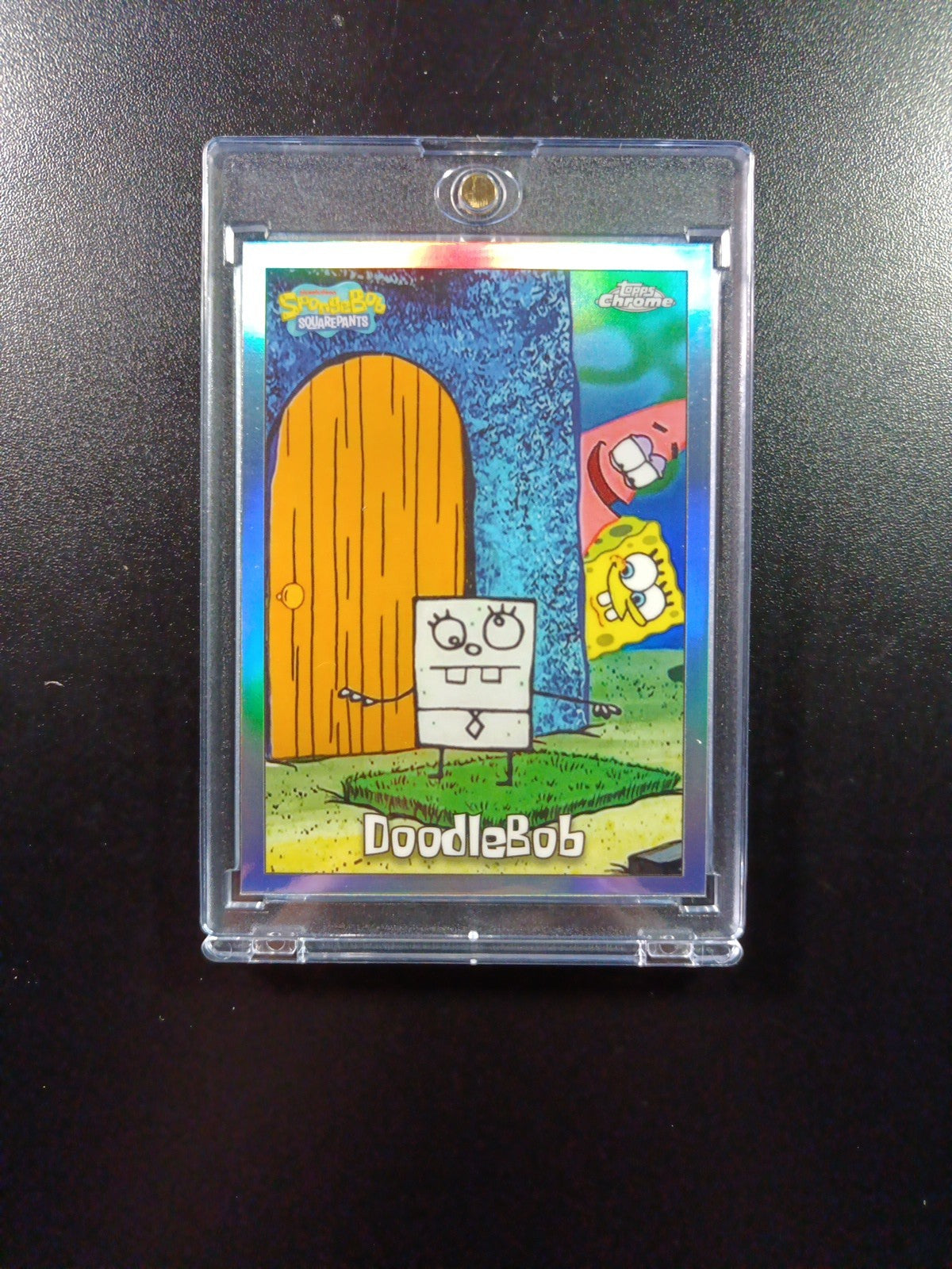 SpongeBob DoodleBob #2 Refractor Parallel Trading Card Topps Chrome 2025