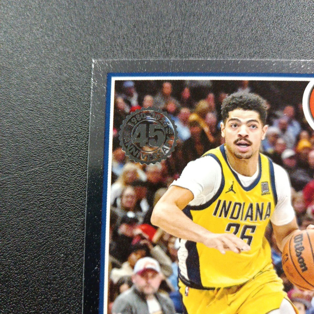 2025-26 Topps Basketball Card Ben Sheppard Silver Foil 45th Anniversary