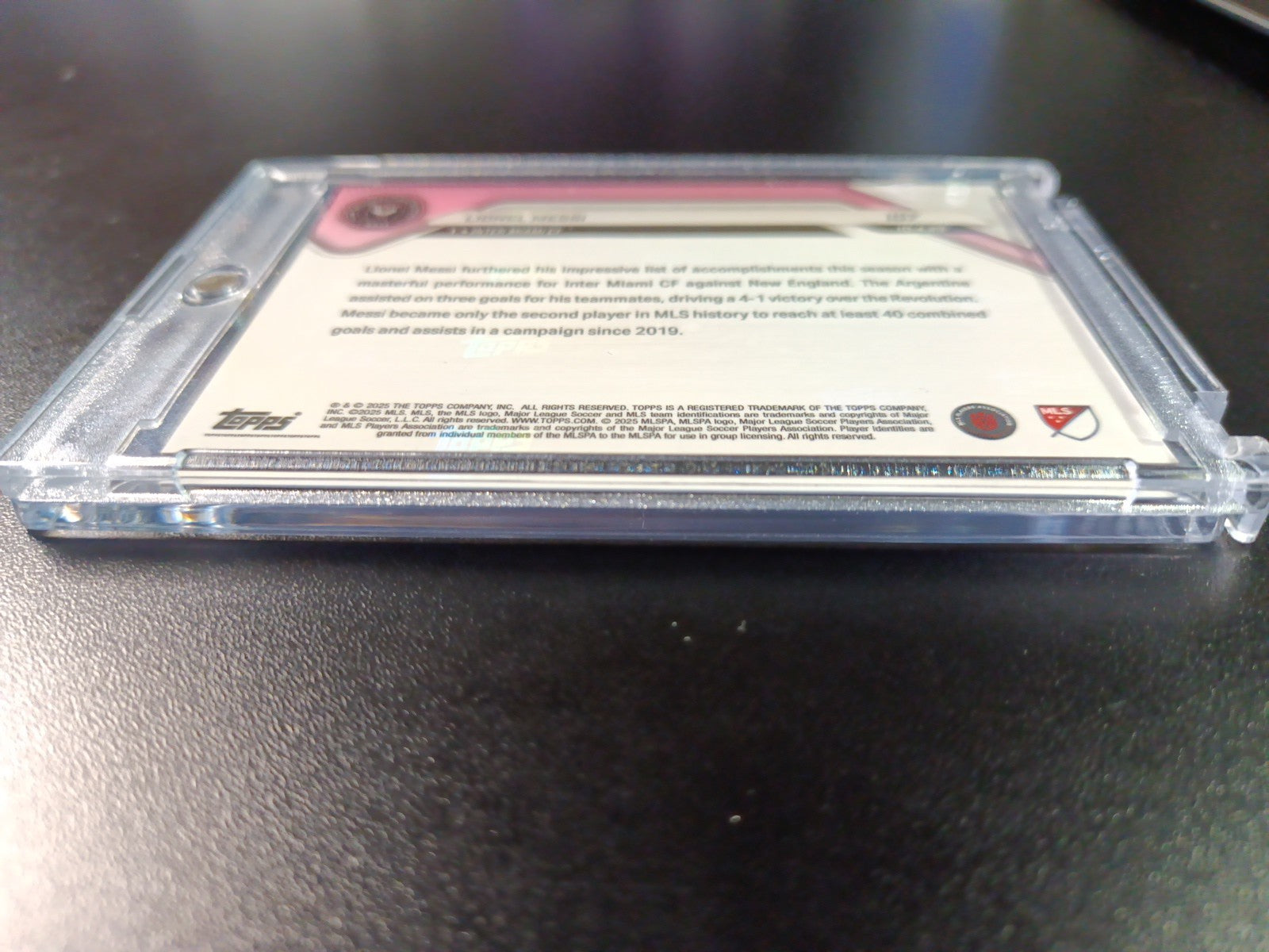 # /5 Lionel Messi Red Foil Topps Now  Variant & Base Card 107 Soccer 2025