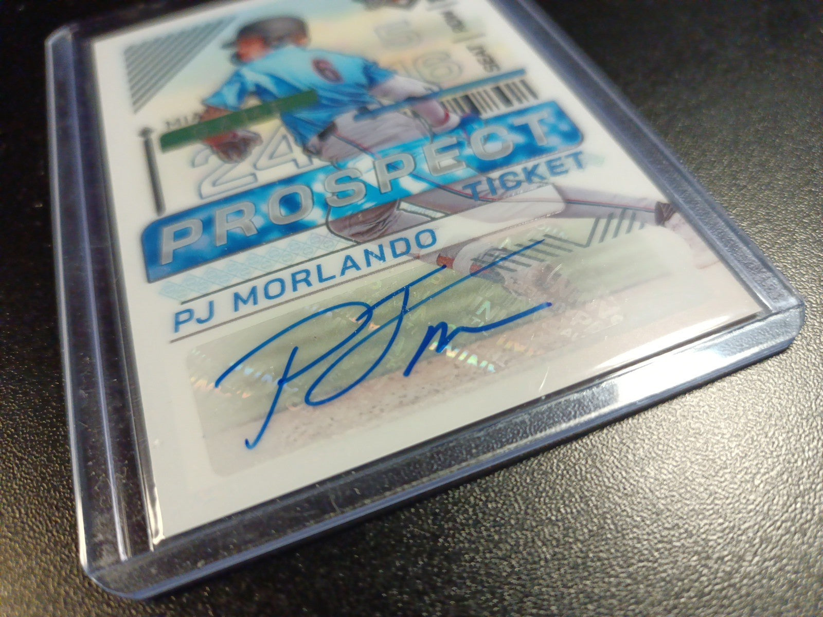 Autograph PJ Morlando Miami Marlins Rookie Baseball Card Panini Prospects 2024