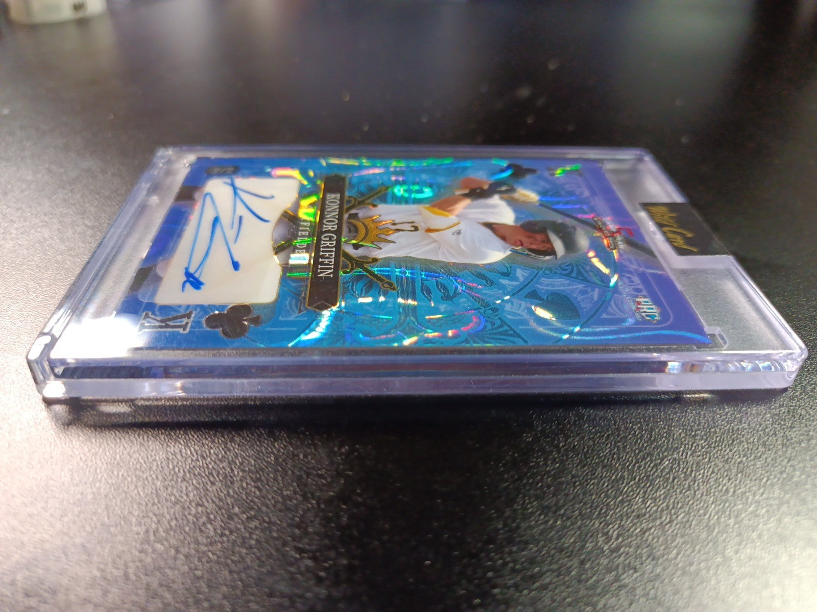 # 2/2 Autograph Konnor Griffin Blue Lava Prizm Refractor Baseball Wild Card