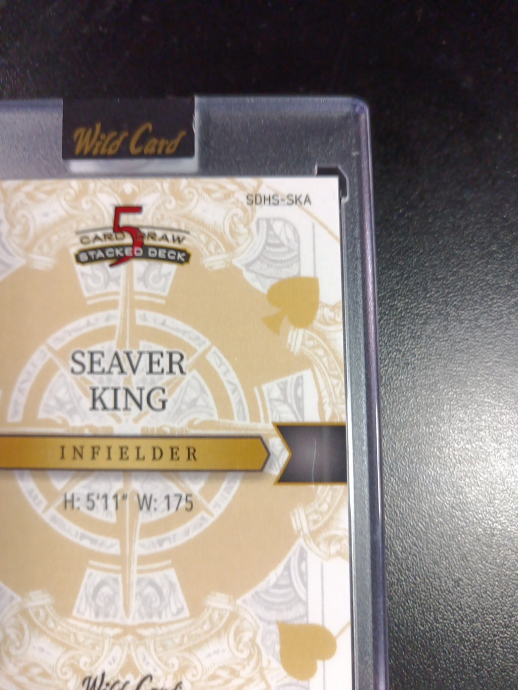 # 1/1 Autograph Seaver Kings Gold Mojo Prizm Refractor Rookie Baseball Wild Card