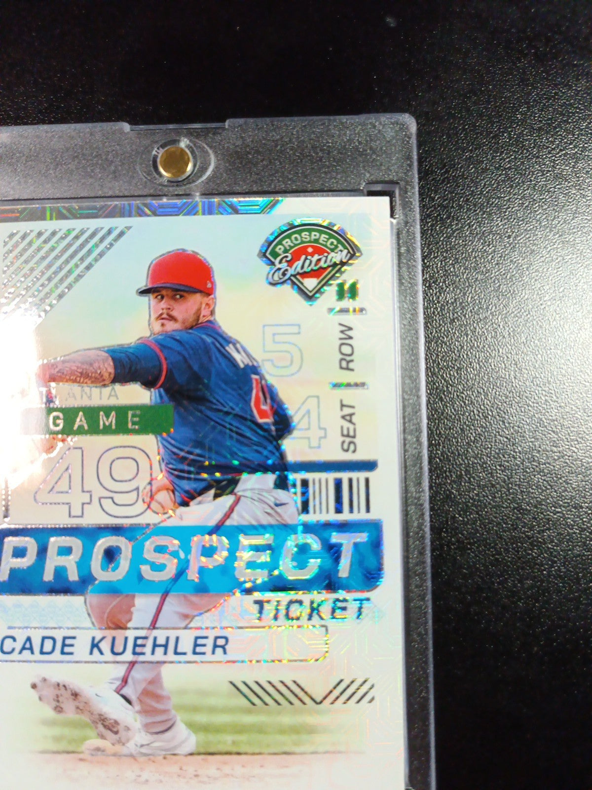 Cade Kuehler # /25 Rare Rookie Atlanta Mojo Prizm Baseball Card MLB