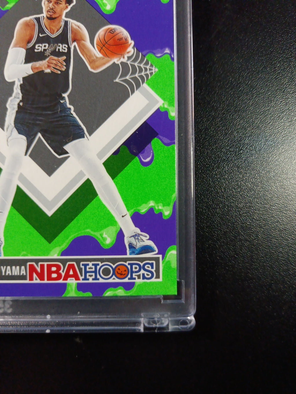 Green Slime Wembanyama NBA Haunted Hoops Panini 2024-25 Basketball Card Spurs 