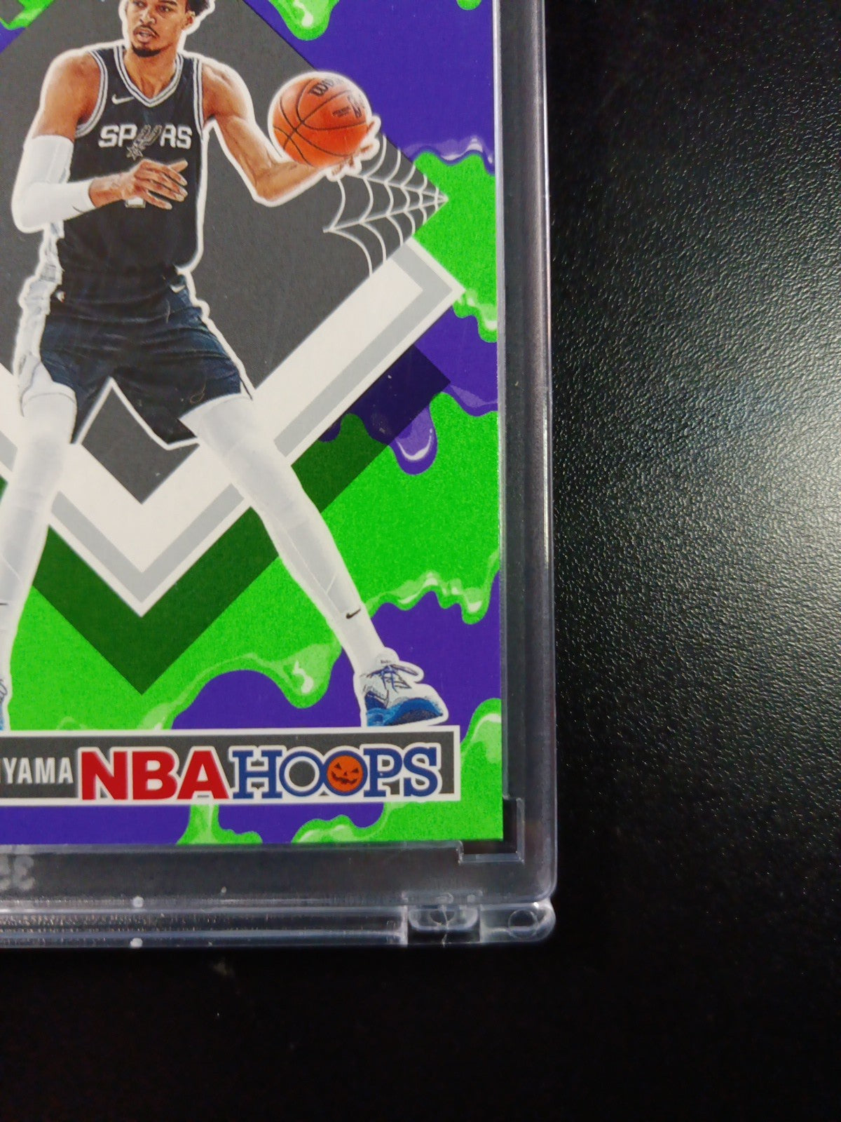 Green Slime Wembanyama NBA Haunted Hoops Panini 2024-25 Basketball Card Spurs 