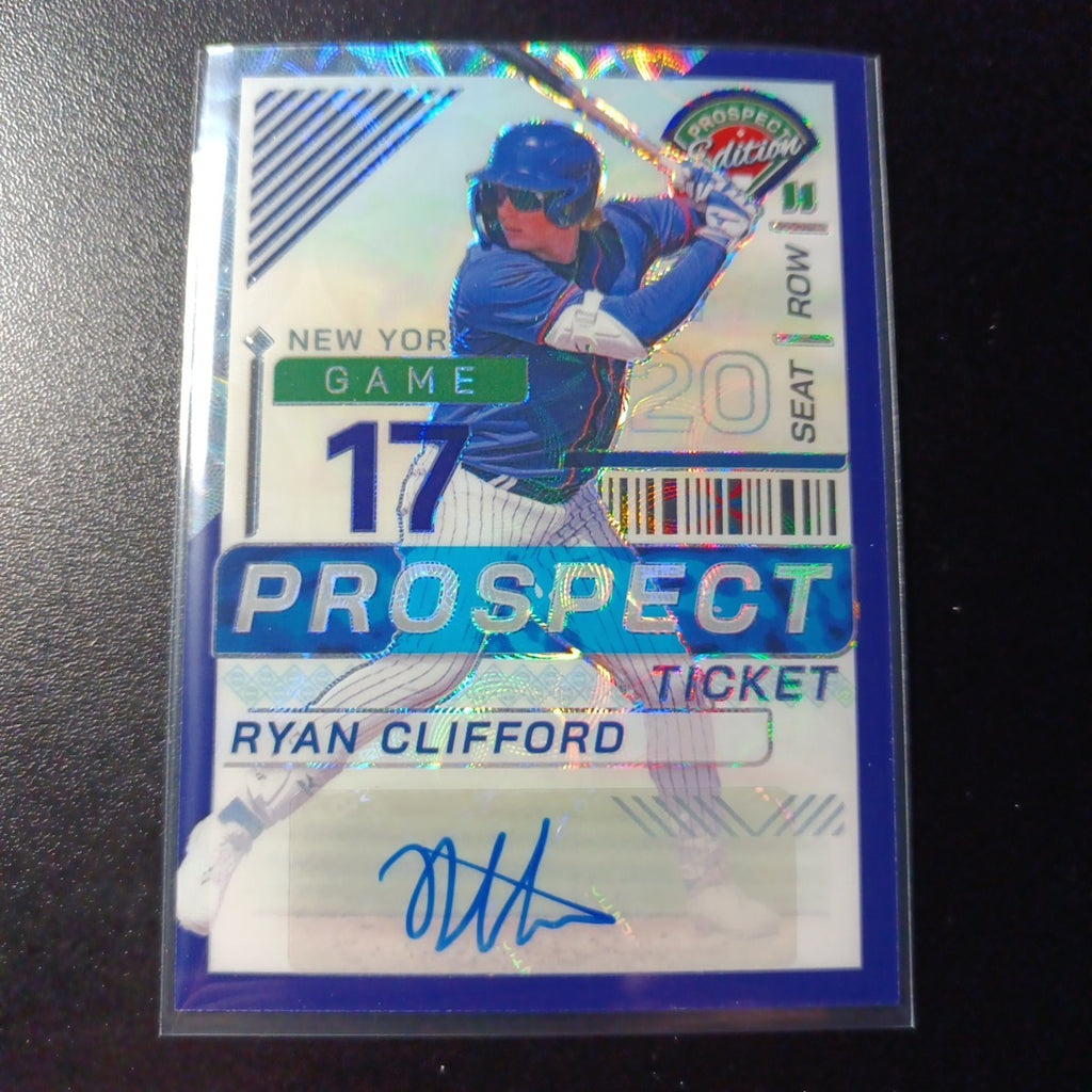 # /49 Prizm Autograph Ryan Clifford Panini Prospect Rookie Baseball Card 2024