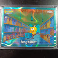 SpongeBob 124/199 Barg'N-Mart Shopping Aqua Lava Refractor Card Topps /199