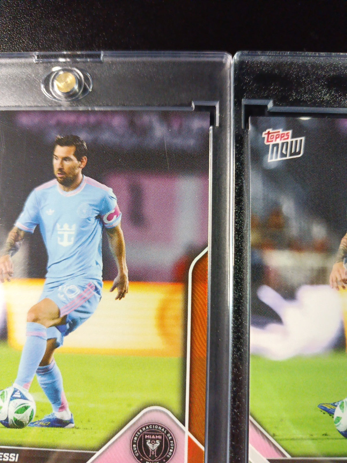 # /25 Lionel Messi Orange Foil Topps Now  Variant & Base Card 107 Soccer 2025