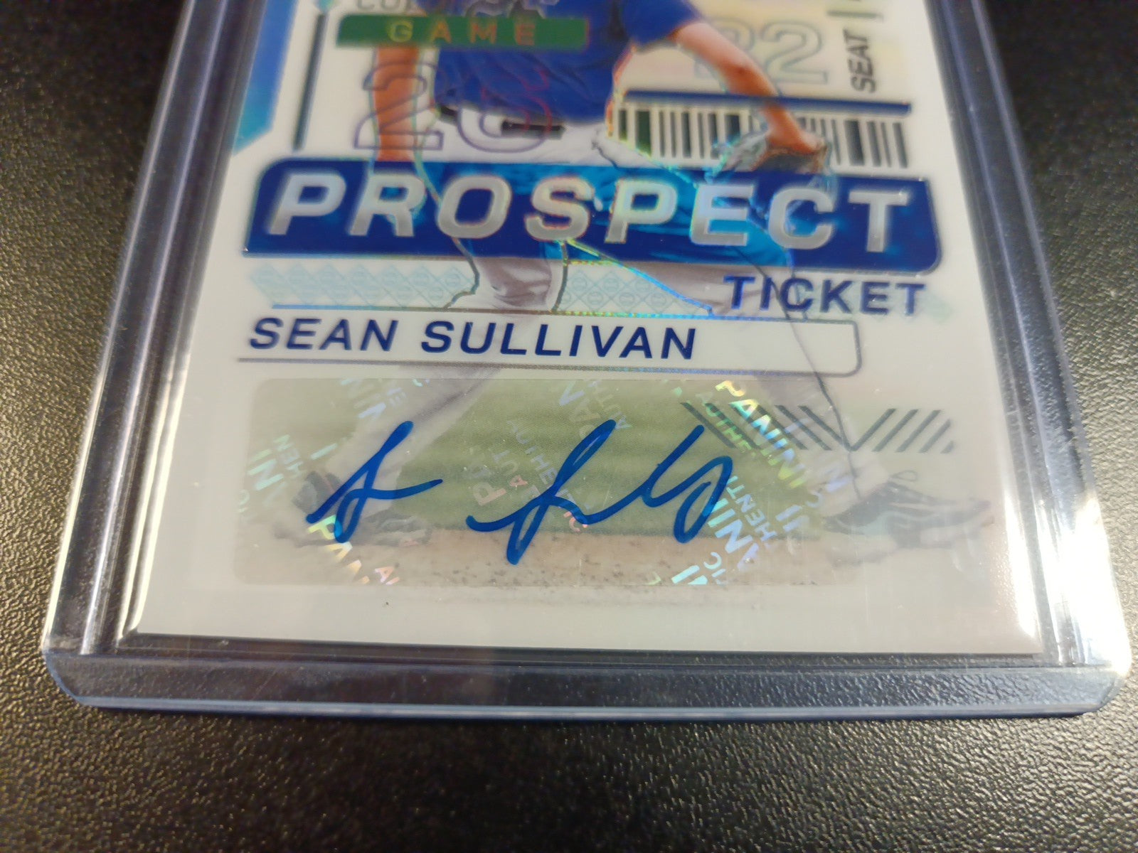 Autograph Sean Sullivan Colorado Rockies Rookie Prizm Baseball Card Panini
