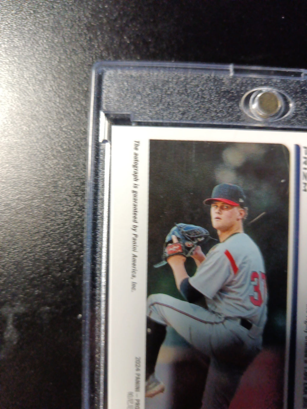 # /49 Prizm Autograph Josh Knoth Panini Prospect Rookie Baseball Card 2024