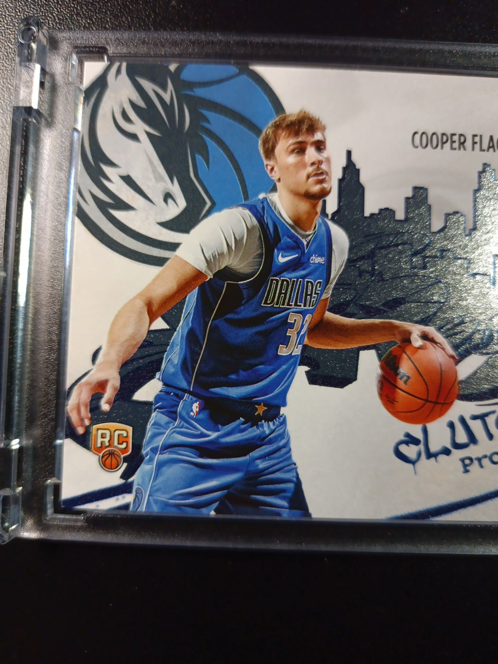 #1 Cooper Flagg Rookie Graffiti Clutch City Foil Card 2025-26 Topps Basketball