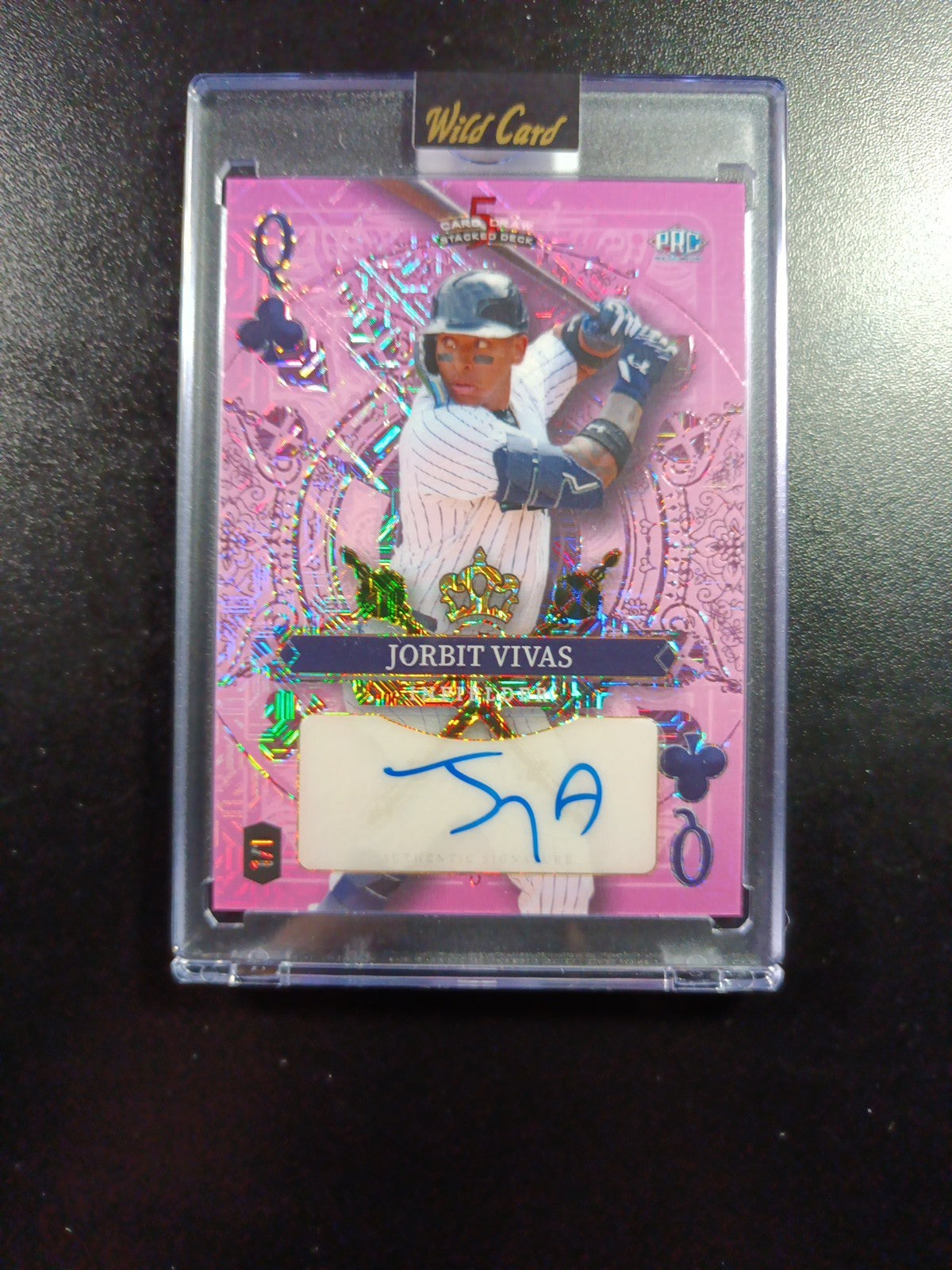 Jorbit Vivas #1/1 Superfractor Autograph Rare Rookie MLB Baseball Card Prizm