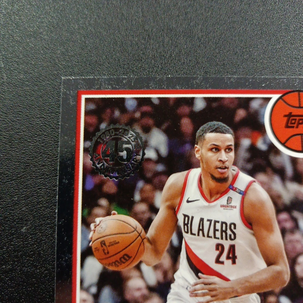2025-26 Topps Basketball Card Kris Murray Silver Foil 45th Anniversary