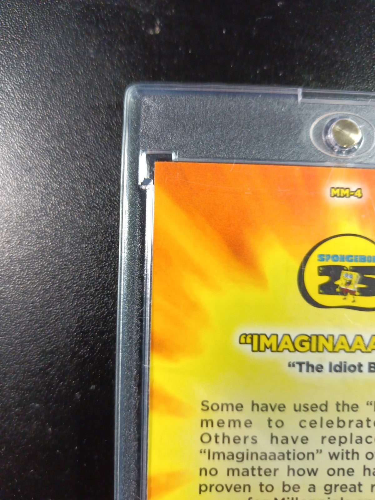 SpongeBob Masterful Memes Imaginaaation pongeBob Card Topps Case Hit MM-4