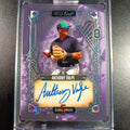 # 4/4 Autograph Anthony Volpe Holo Foil Purple Rookie Baseball Wild Card /1