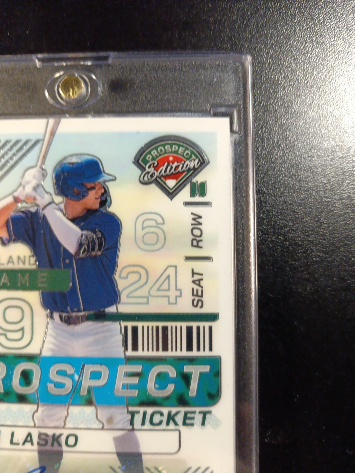 Autograph Ryan Lasko Athletics Rookie Baseball Card Panini Prospects 2024