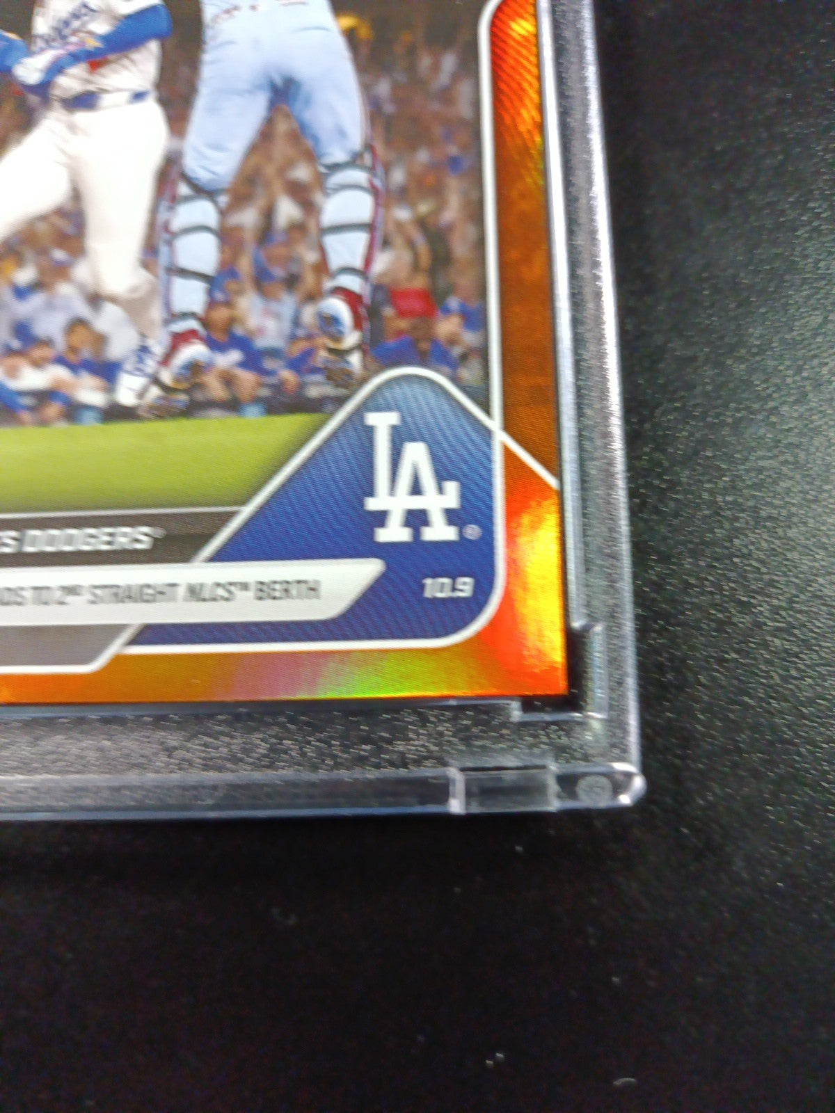 # /25 Orange Foil Topps NOW 847 Dodgers To World Series Case Hit Card Ohtani
