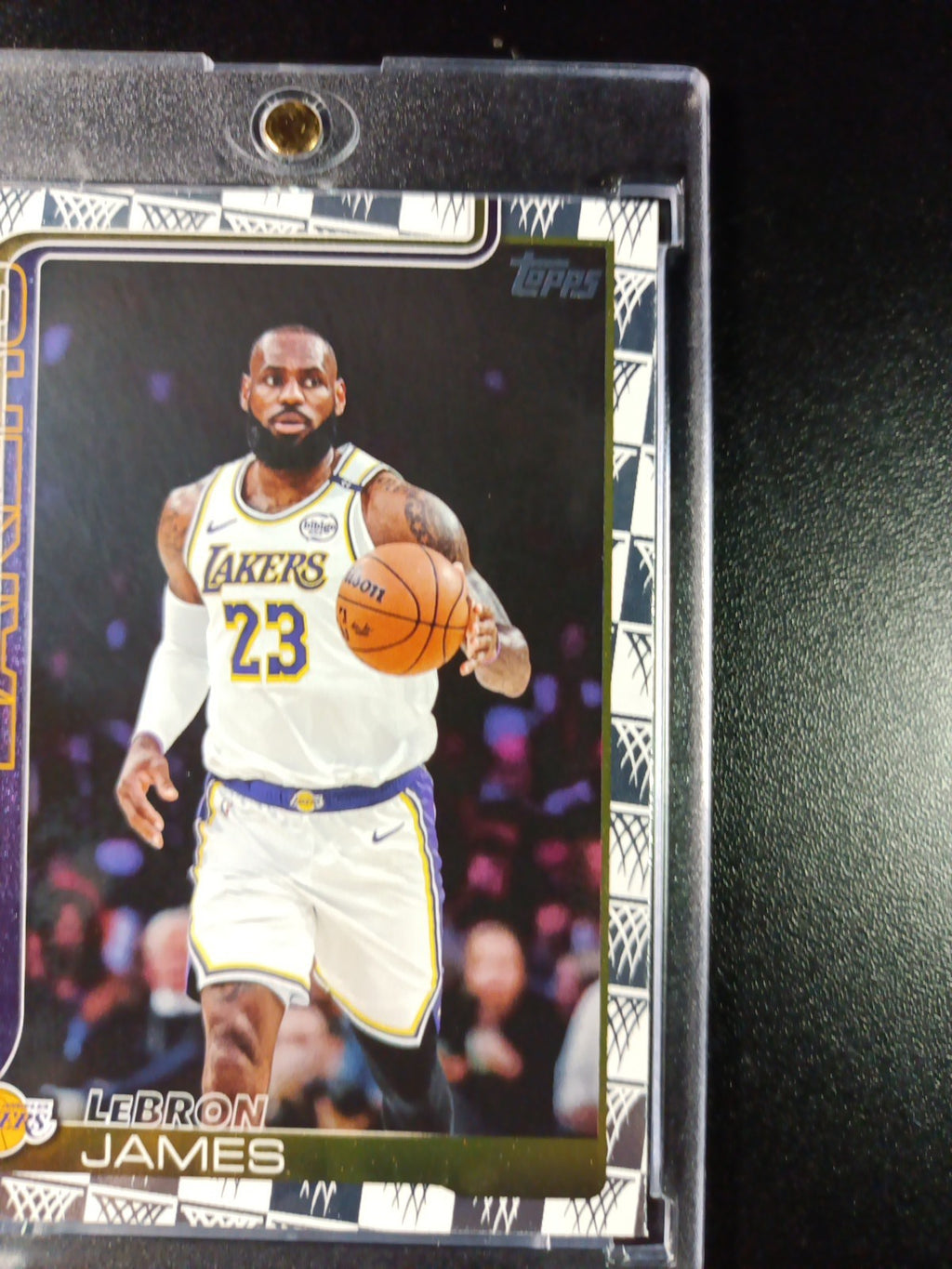 LeBron James Season Tip Off Gold Foil Card 2025-26 Topps Basketball Card Lakers