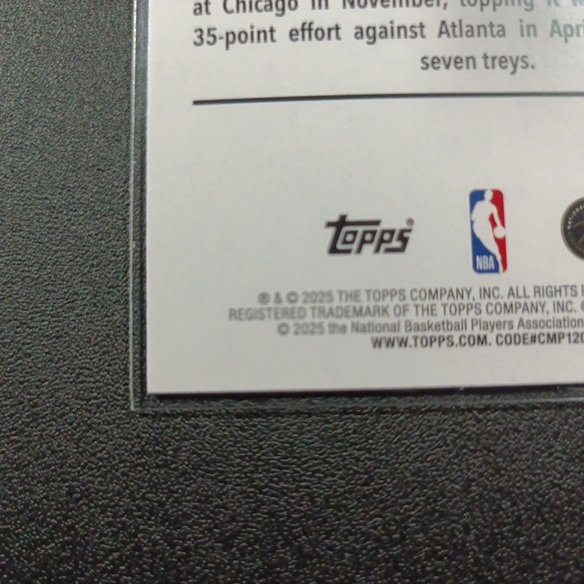 # /2025 Gold Topps Basketball 2025-26 Card Keyonte George 1849/2025 Case Hit