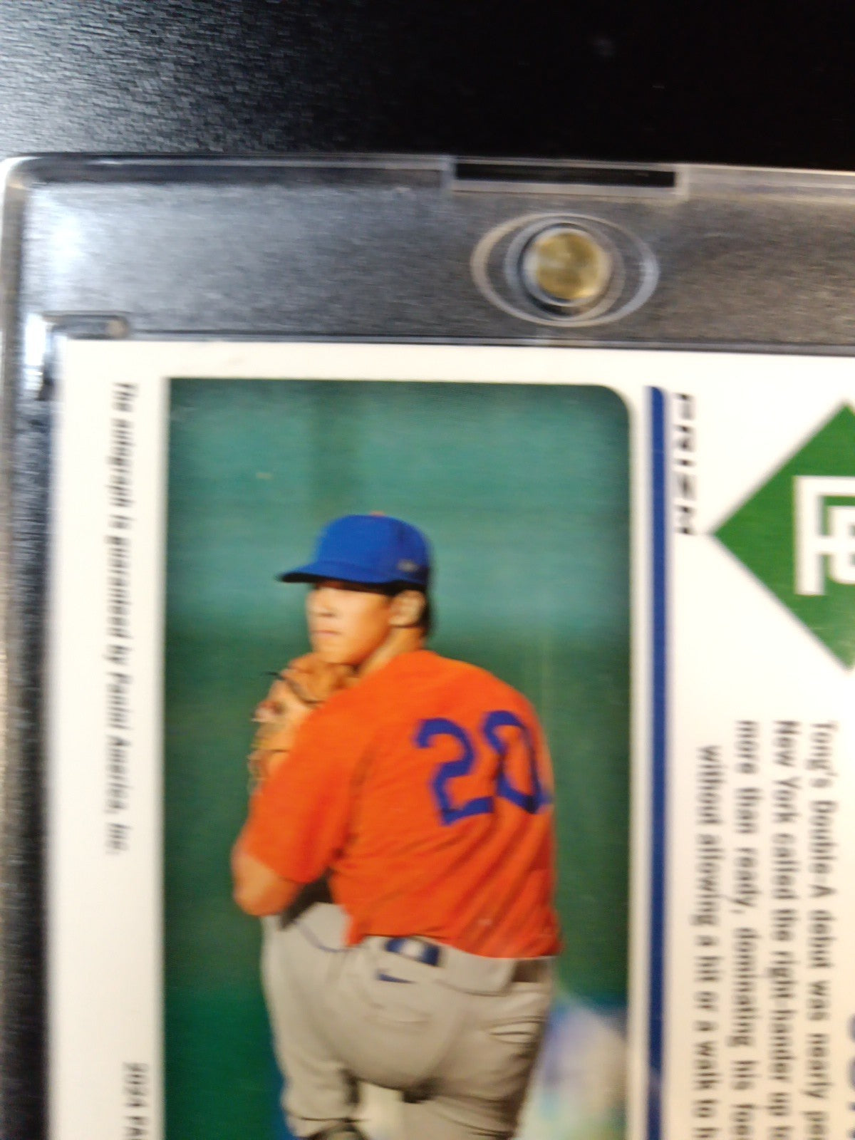 Jonah Tong # /75 Prospect Autograph Linticular Blue Prizm Rare Baseball Card 