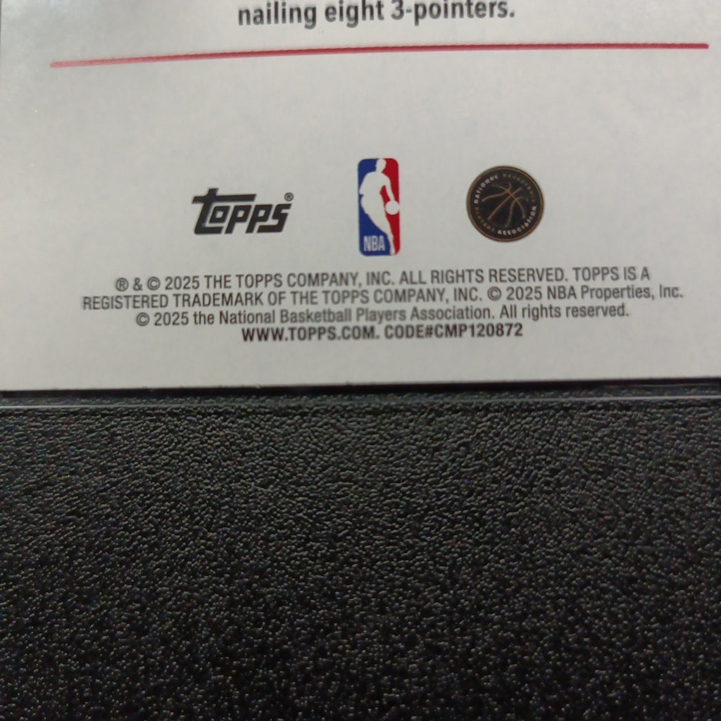 # /2025 Gold Topps Basketball 2025-26 Card Scoot Henderson 0072/2025 Case Hit