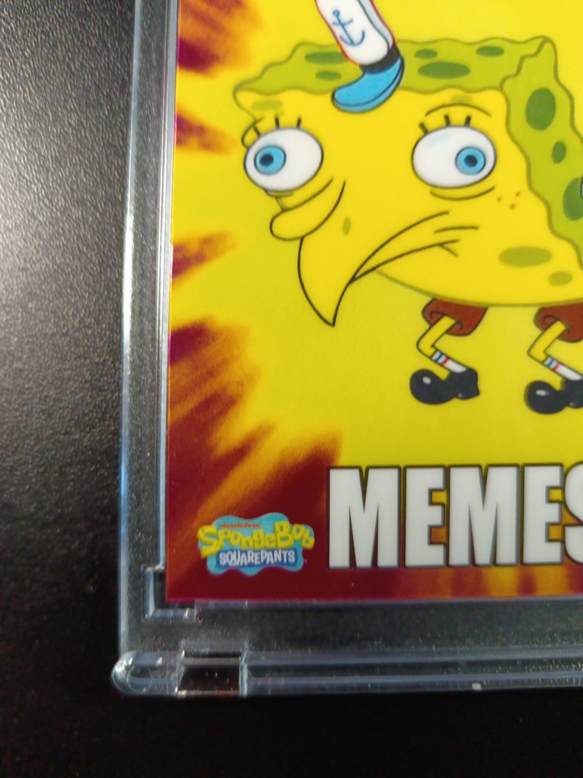 SpongeBob Masterful Memes Mocking SpongeBob Card Topps Case Hit MM-5
