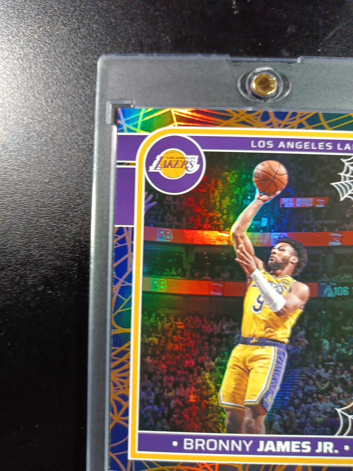 Bronny James Jr Rookie Web Holo NBA Haunted Hoops 2024-25 Basketball Card Lakers