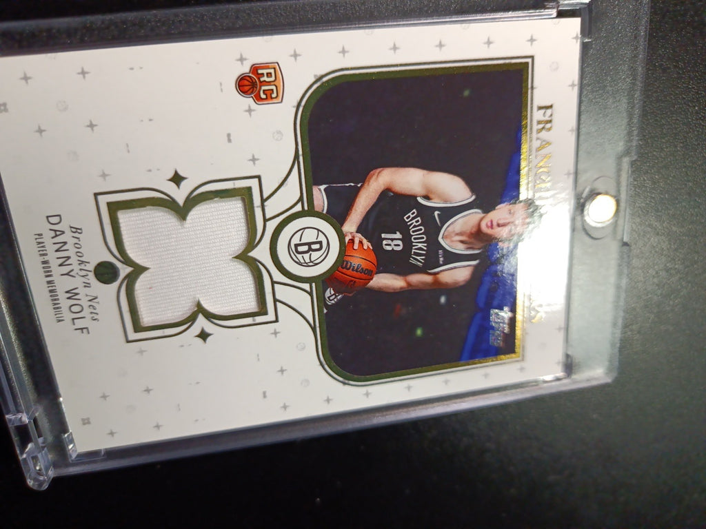 Danny Wolf Rookie Topps Basketball 2025-26 Jersey Patch Relic Franchise Fabrics 
