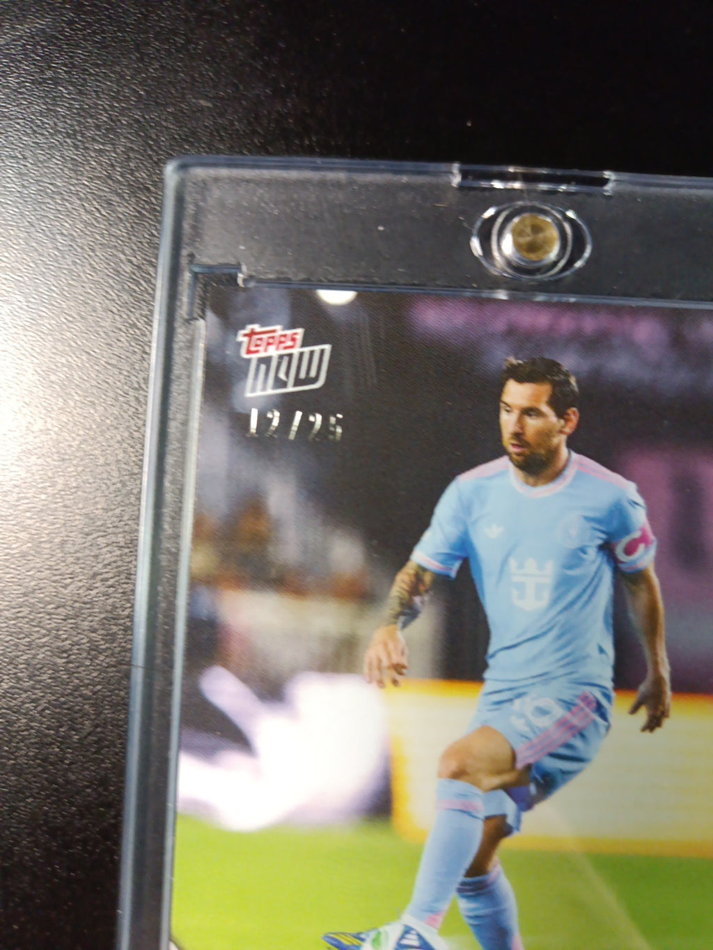 # /25 Lionel Messi Orange Foil Topps Now  Variant & Base Card 107 Soccer 2025