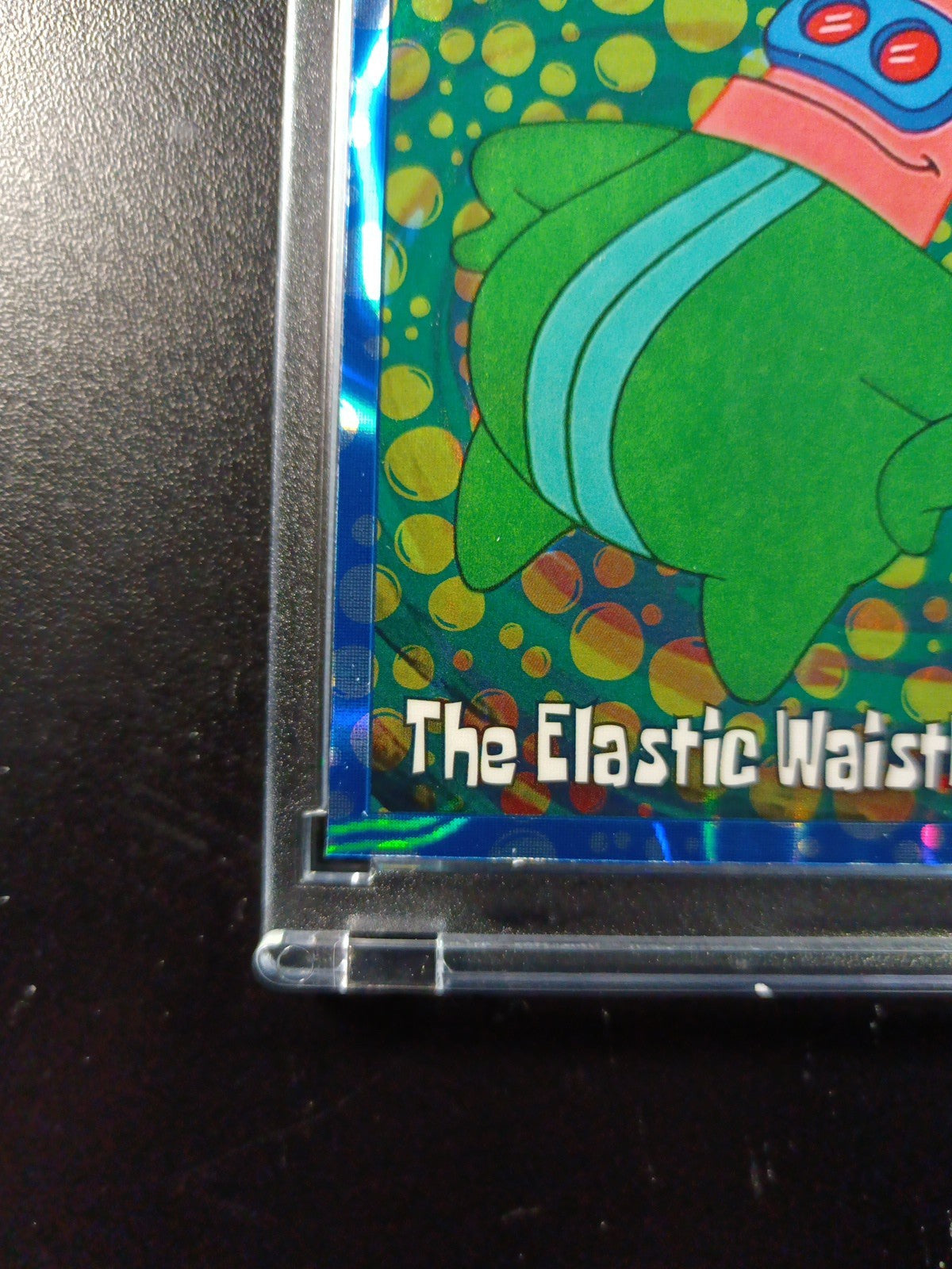 SpongeBob # /99 Blue Bubblefractor Patrick Elastic Waistband Bubble Card Chrome