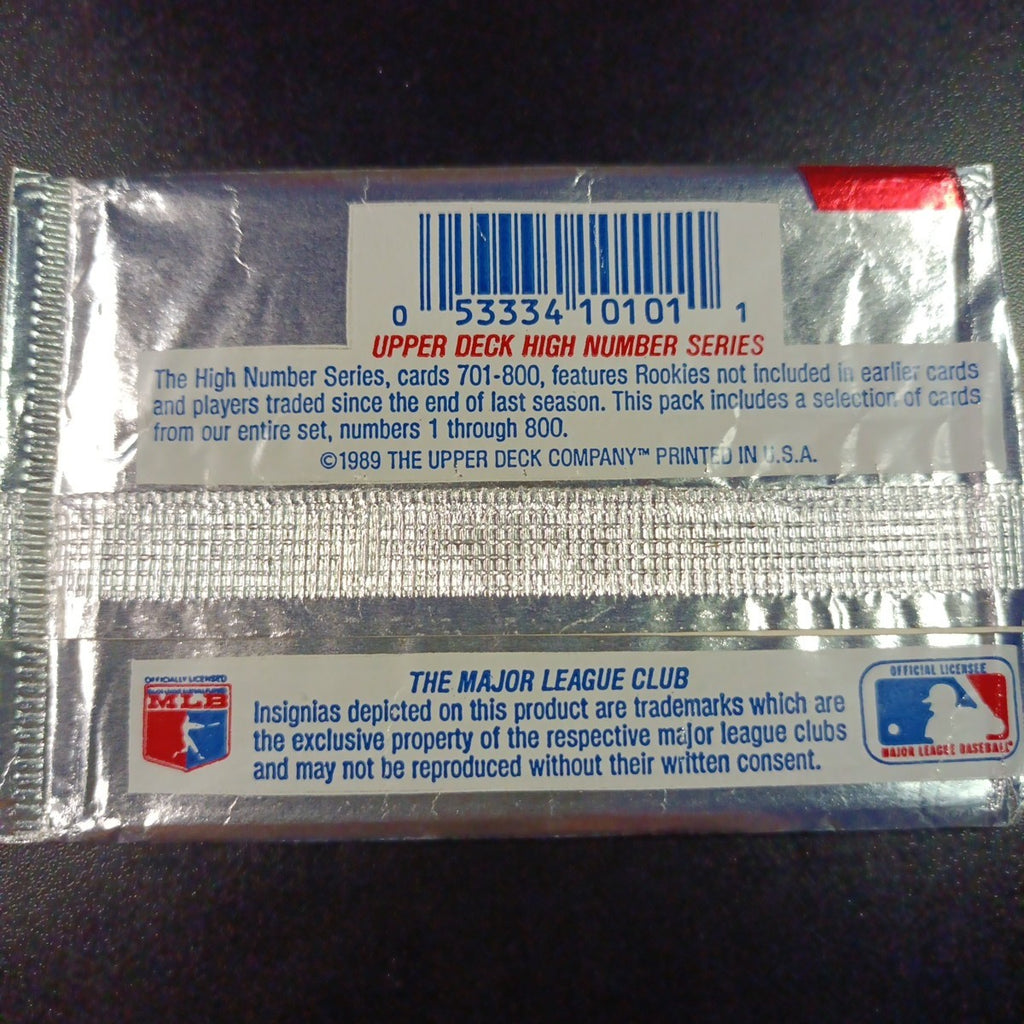 Dodgers & Blue Jays World Series 1989 Upper Deck Hologram Stickers & Foil Pack