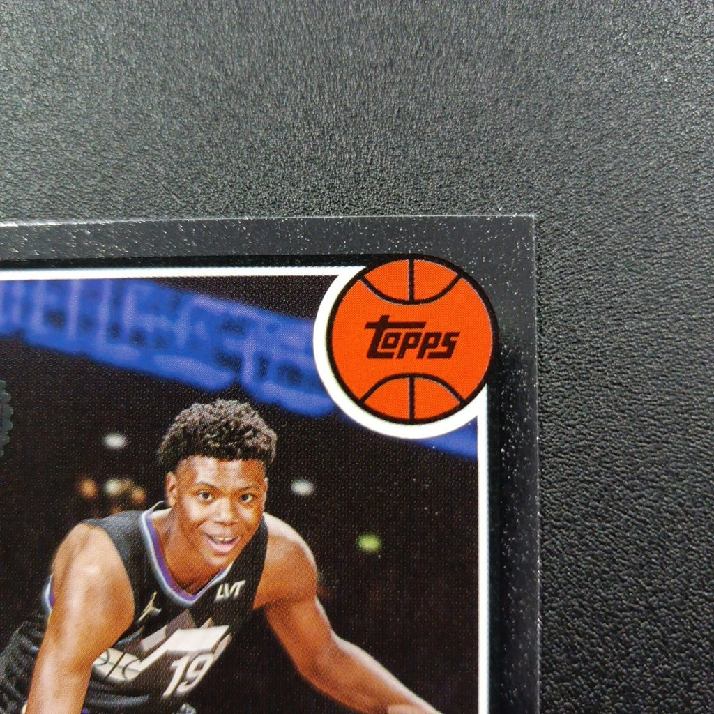 2025-26 Topps Basketball Card Ace Bailey Silver Foil 45th Anniversary